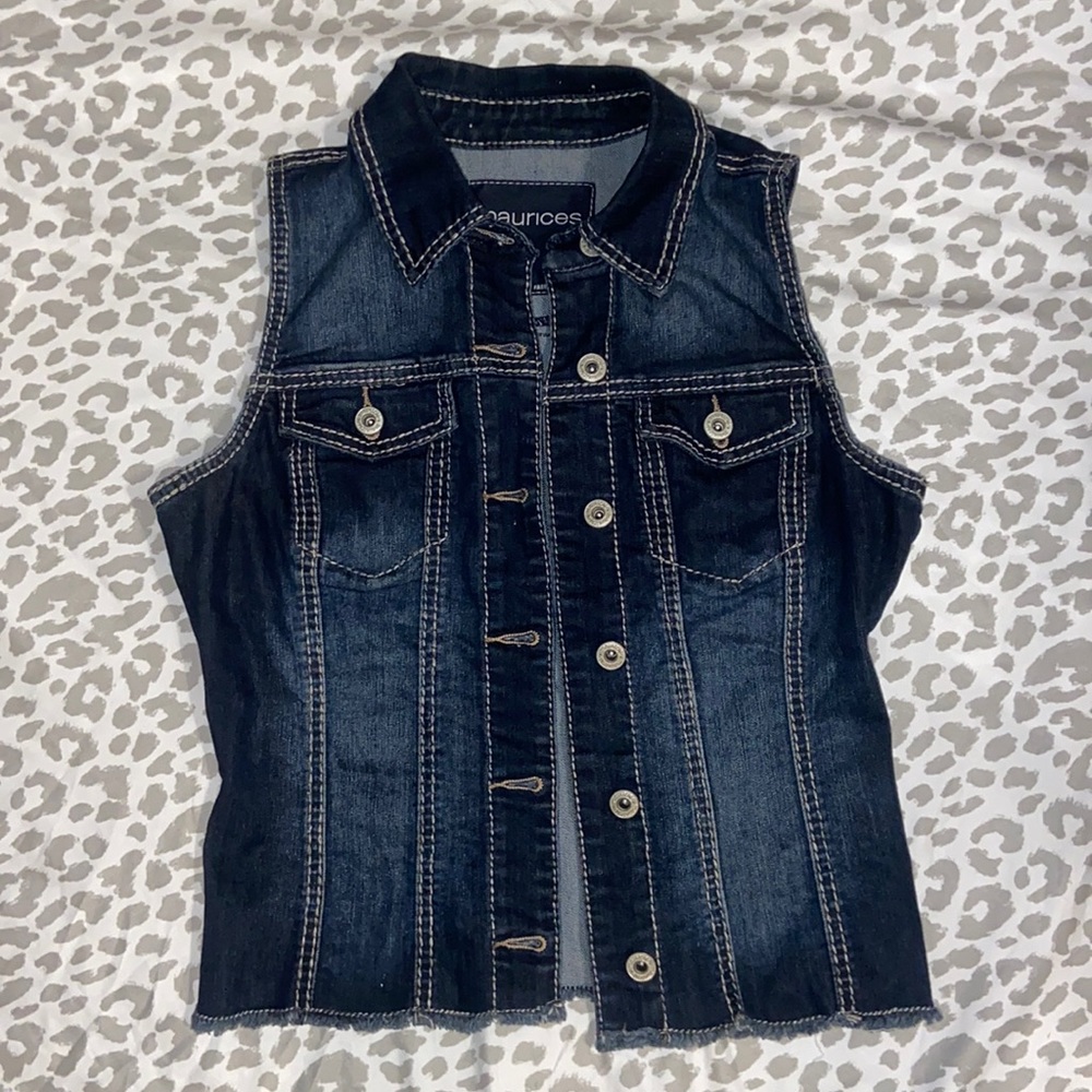 Maurices denim vest